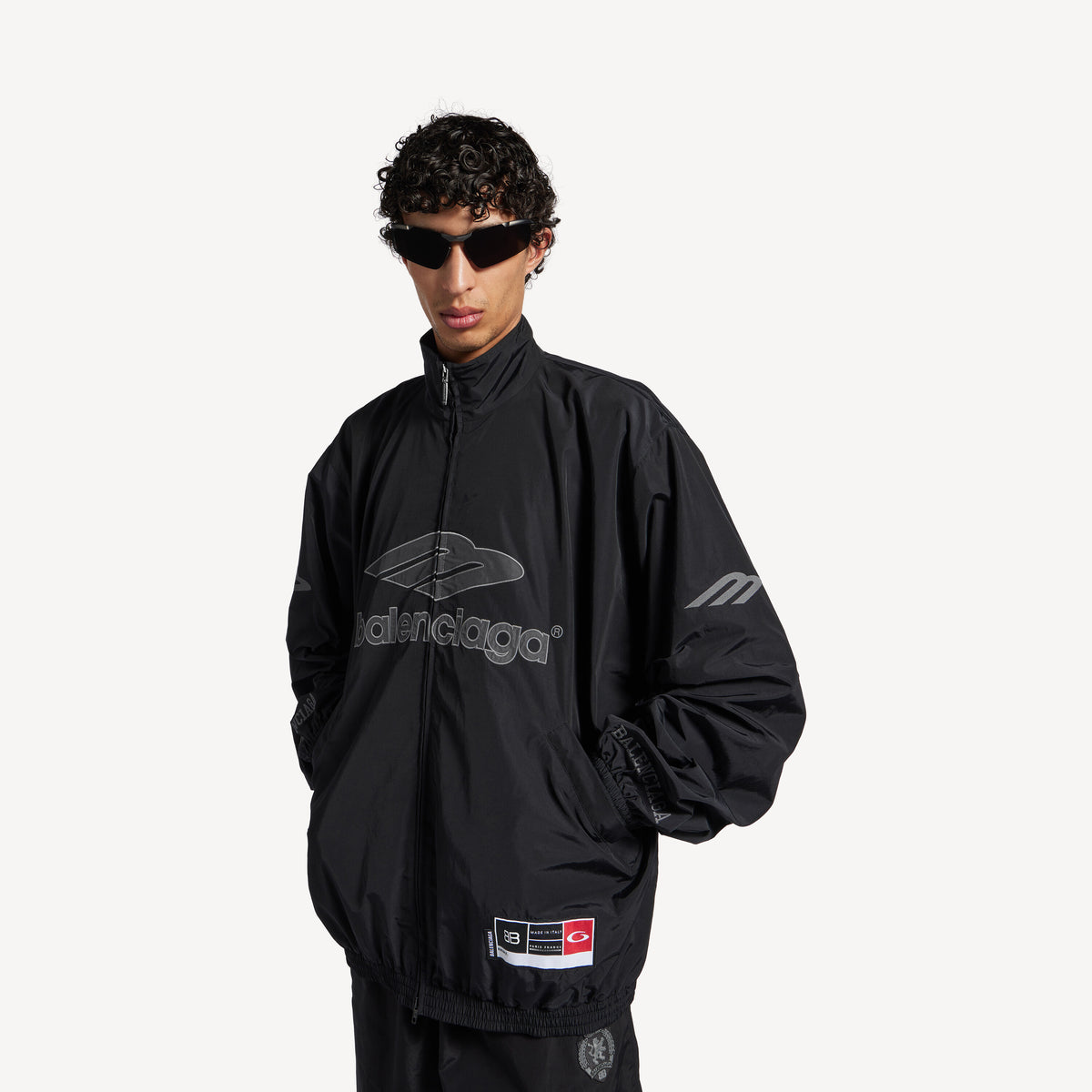 Balenciaga Football Track Jacket | Black