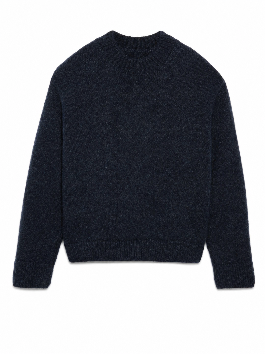 Jacquemus La Maille Pavane Jacquard Logo Sweater | Dark Navy