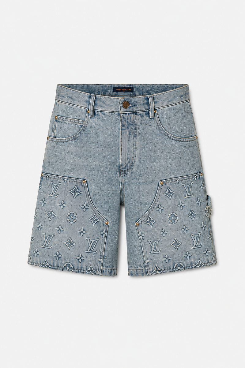 Louis Vuitton denim carpenter shorts