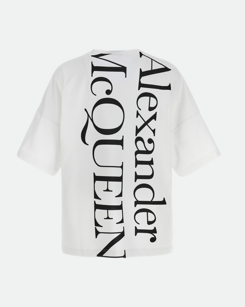 Alexander McQueen Logo T-Shirt | White