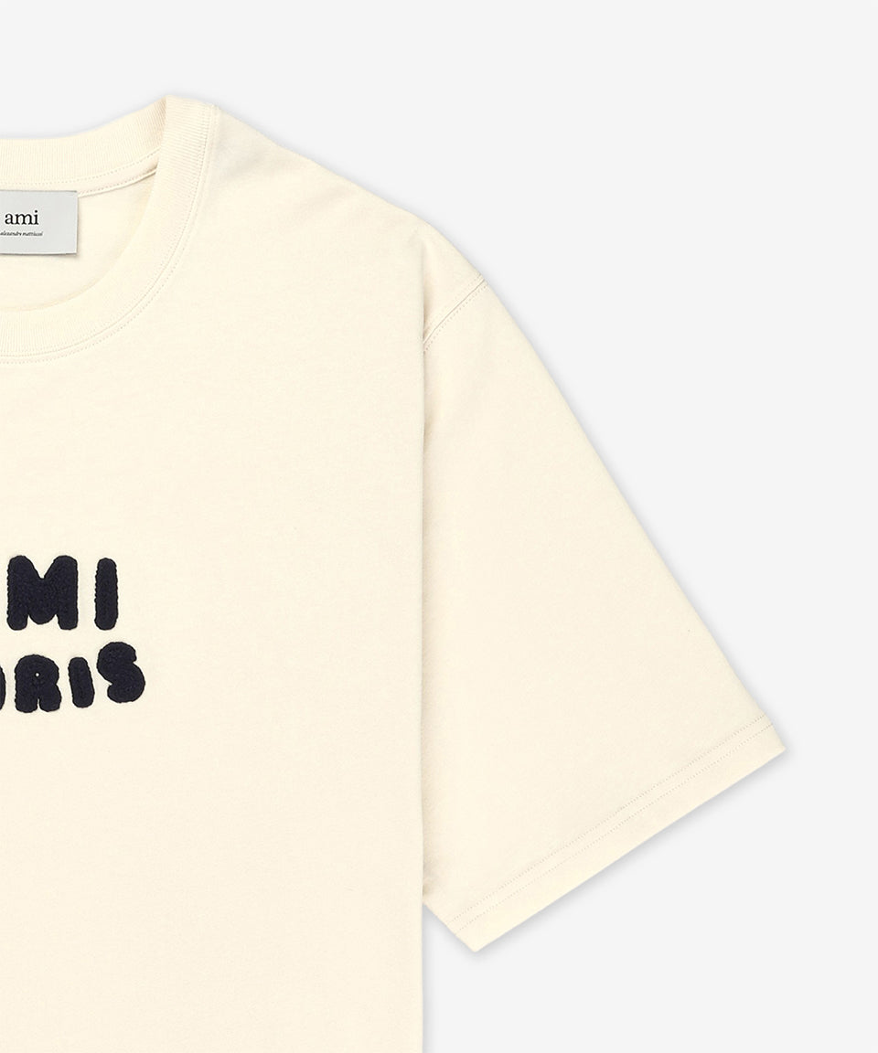 AMI Paris Logo T-Shirt | Off-White