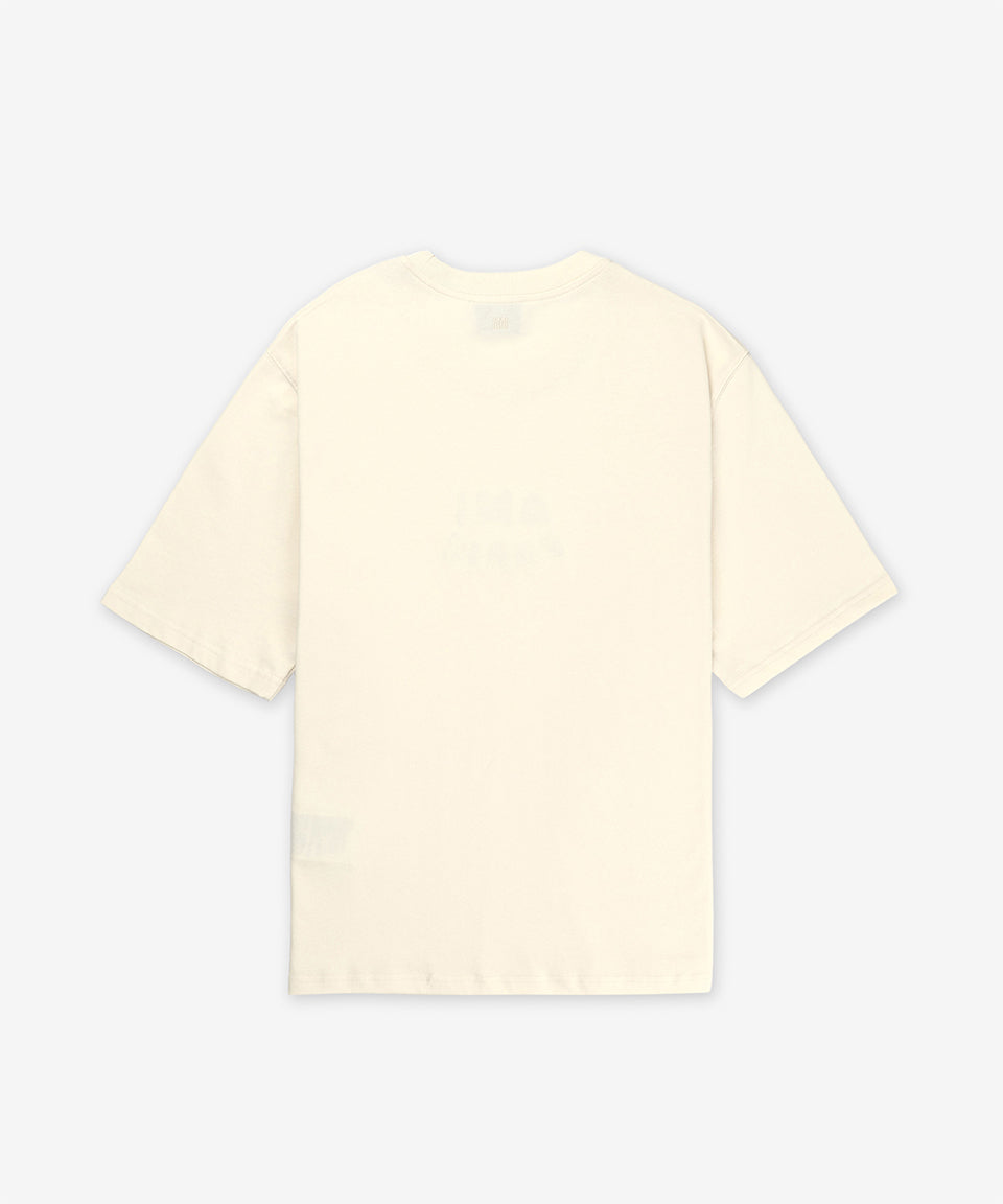 AMI Paris Logo T-Shirt | Off-White