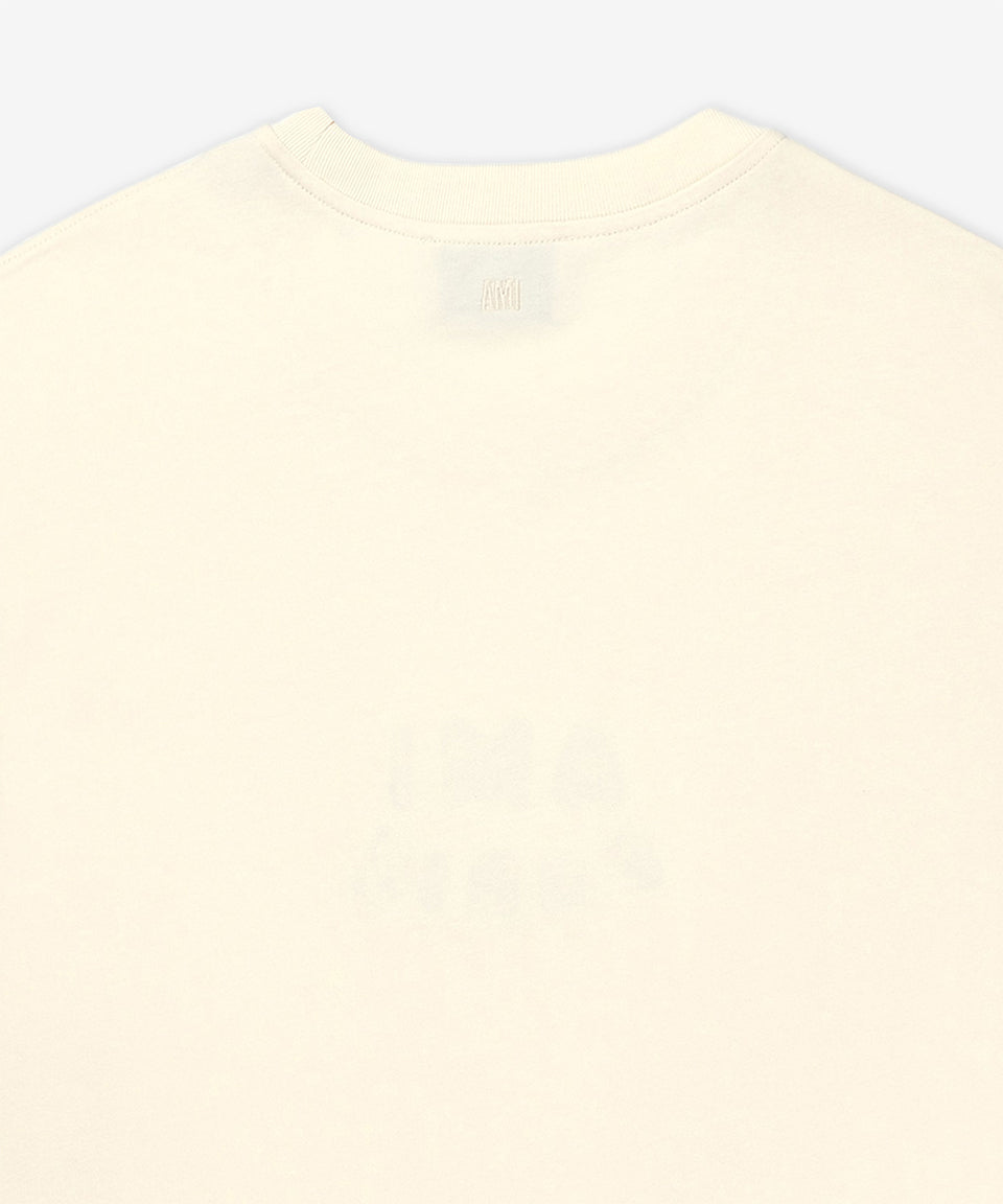 AMI Paris Logo T-Shirt | Off-White