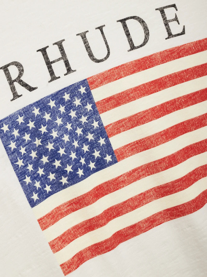 Rhude American Flag T-Shirt