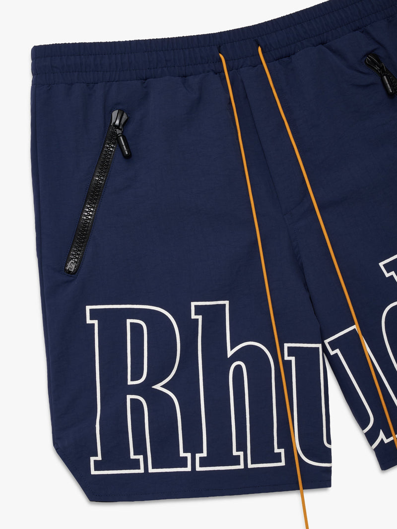 Rhude Logo Shorts | Navy