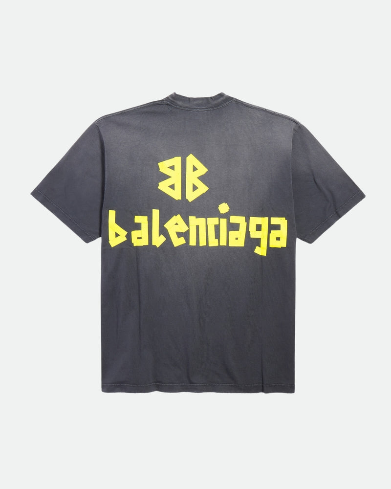 Balenciaga Logo T-Shirt | Washed Black
