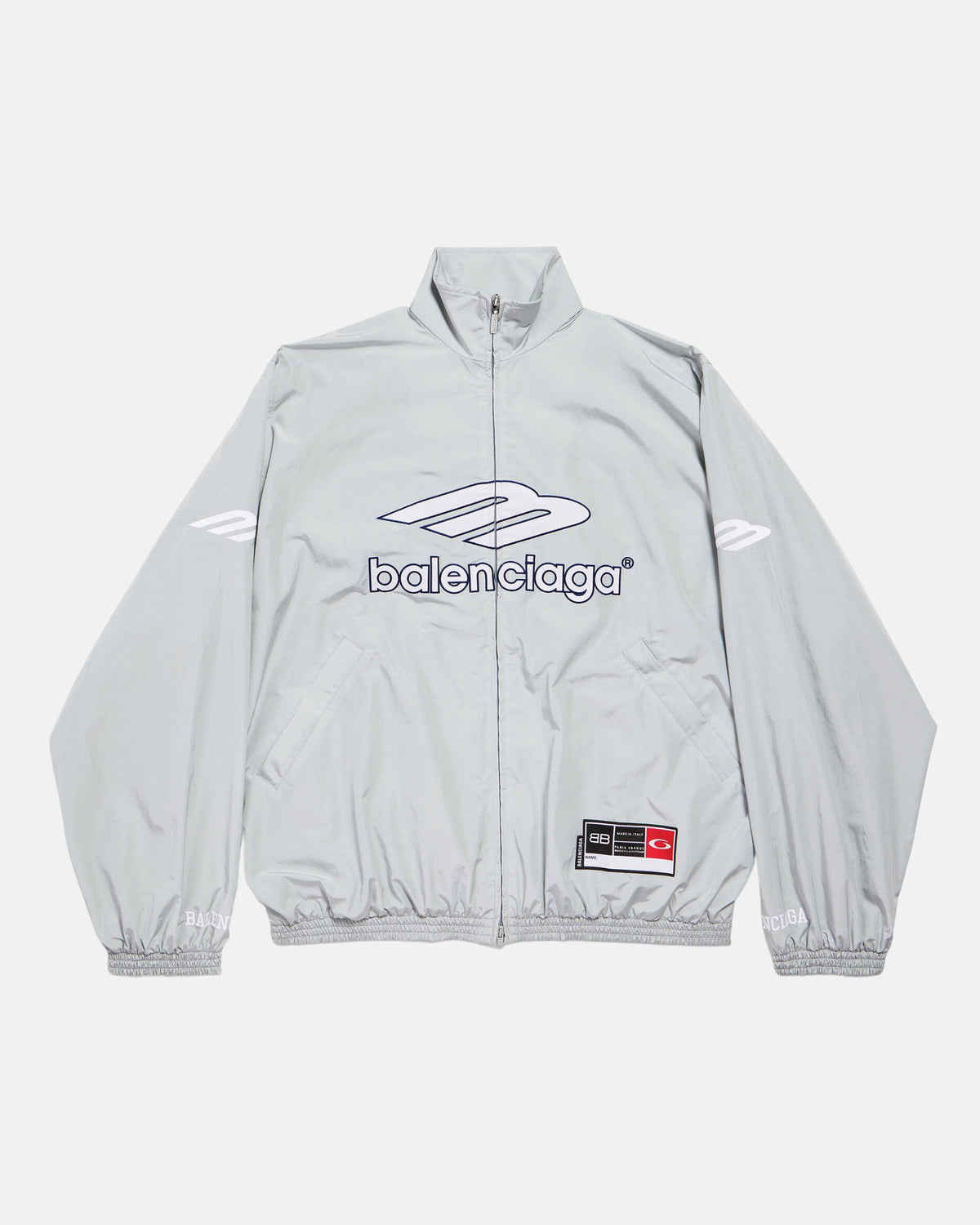 Balenciaga Football Track Jacket | Light Grey