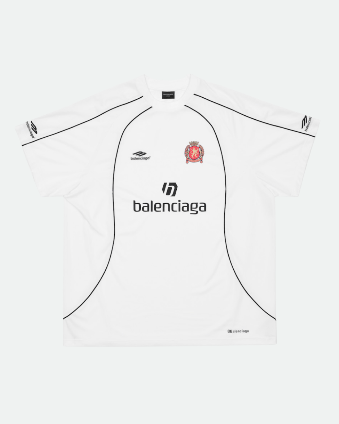 Balenciaga Soccer Jersey | White