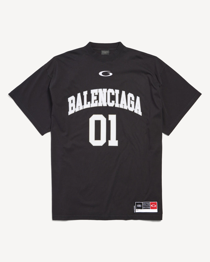 Balenciaga 01 Jersey T-Shirt | Black