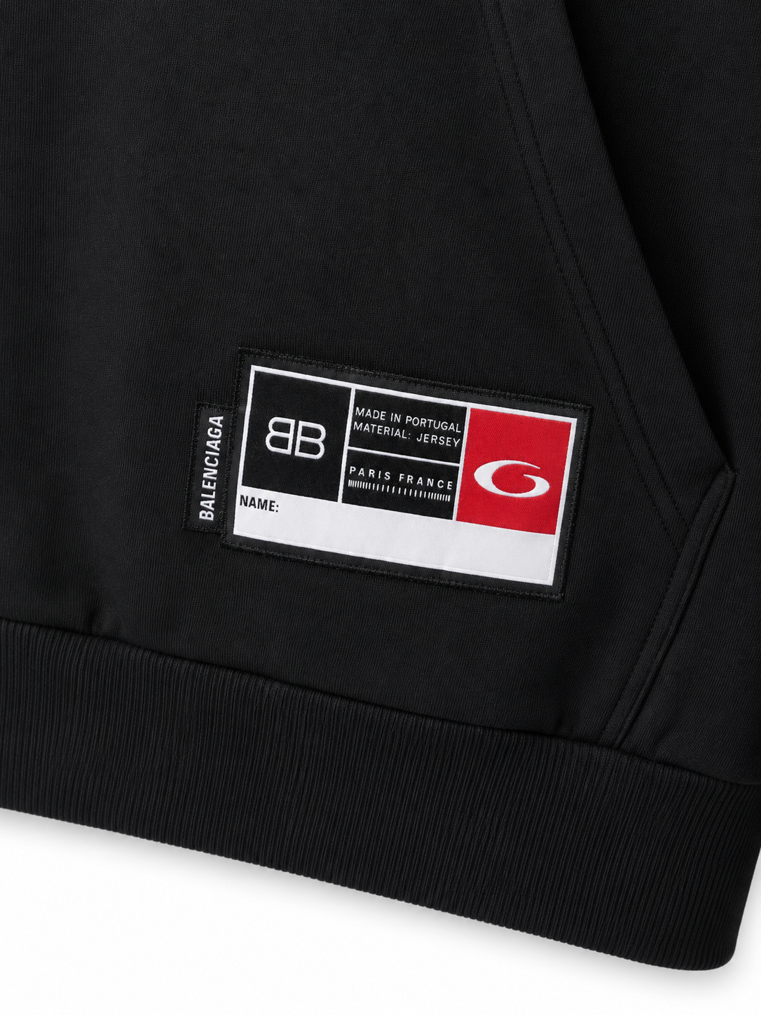 Balenciaga Basketball Series Large Fit Hoodie | Black