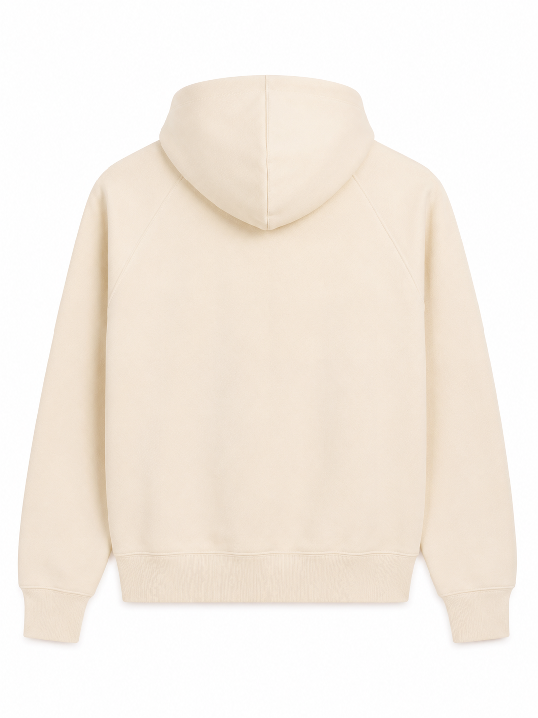 AMI Paris Patch Hoodie | White Cream