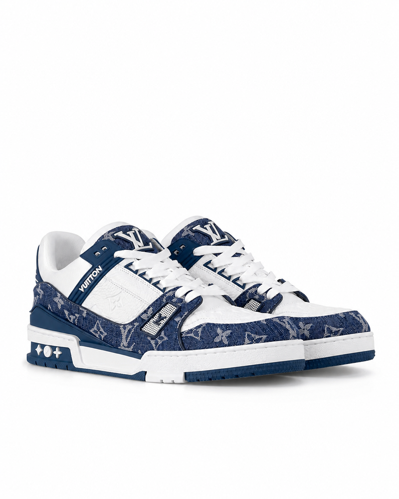 Louis Vuitton LV Trainer | Blue Monogram Denim