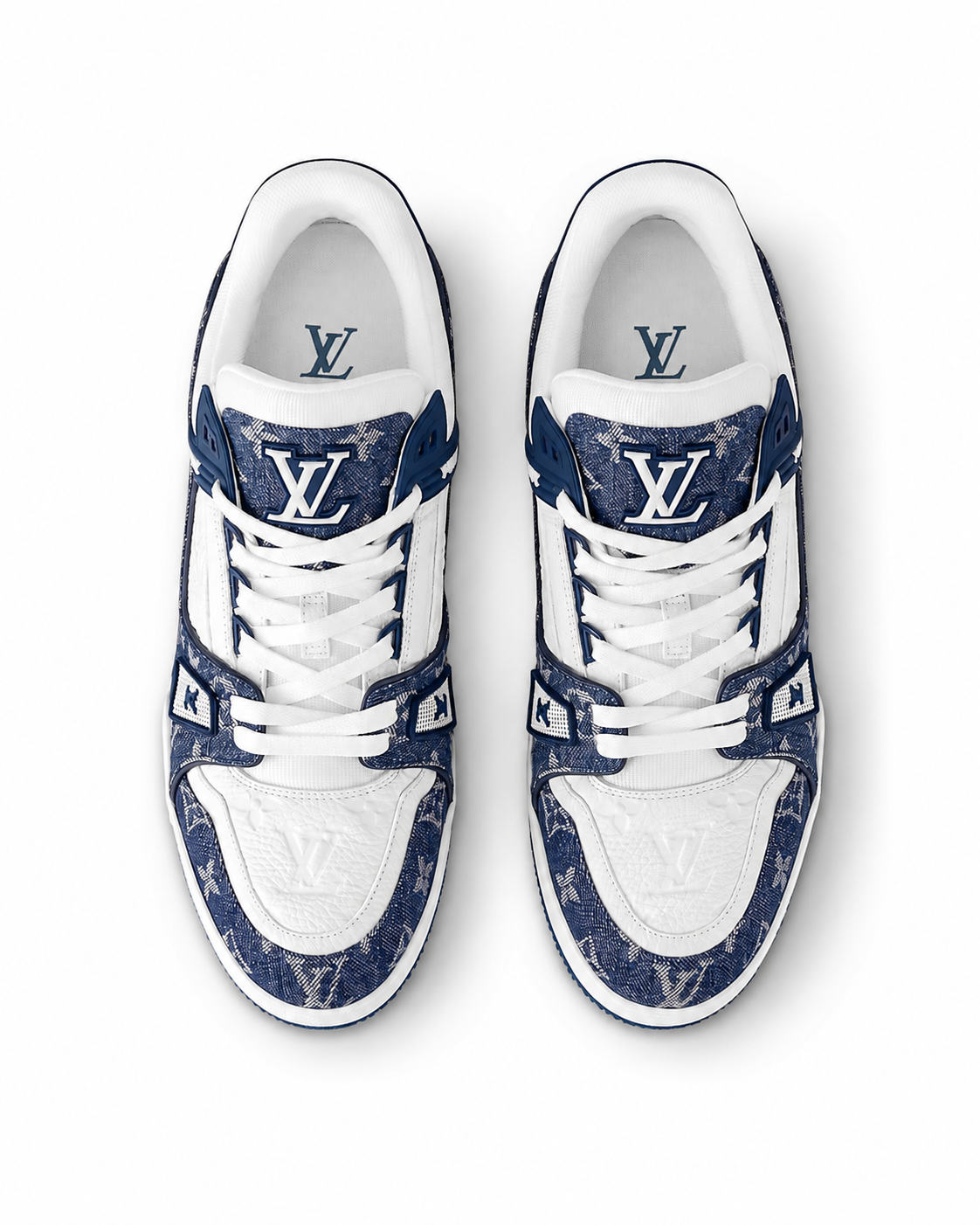 Louis Vuitton LV Trainer | Blue Monogram Denim