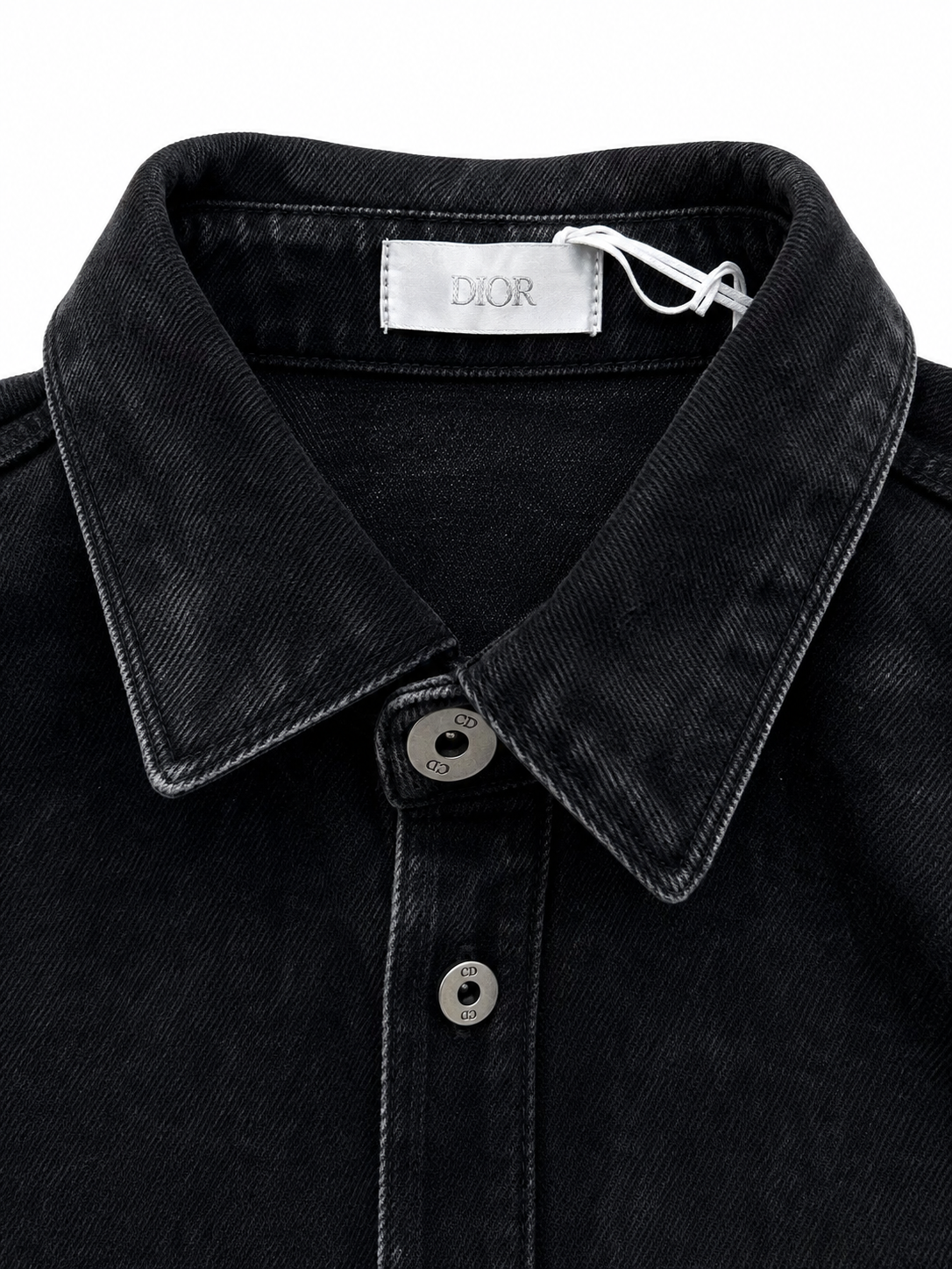 Dior Washed Denim Overshirt | Black