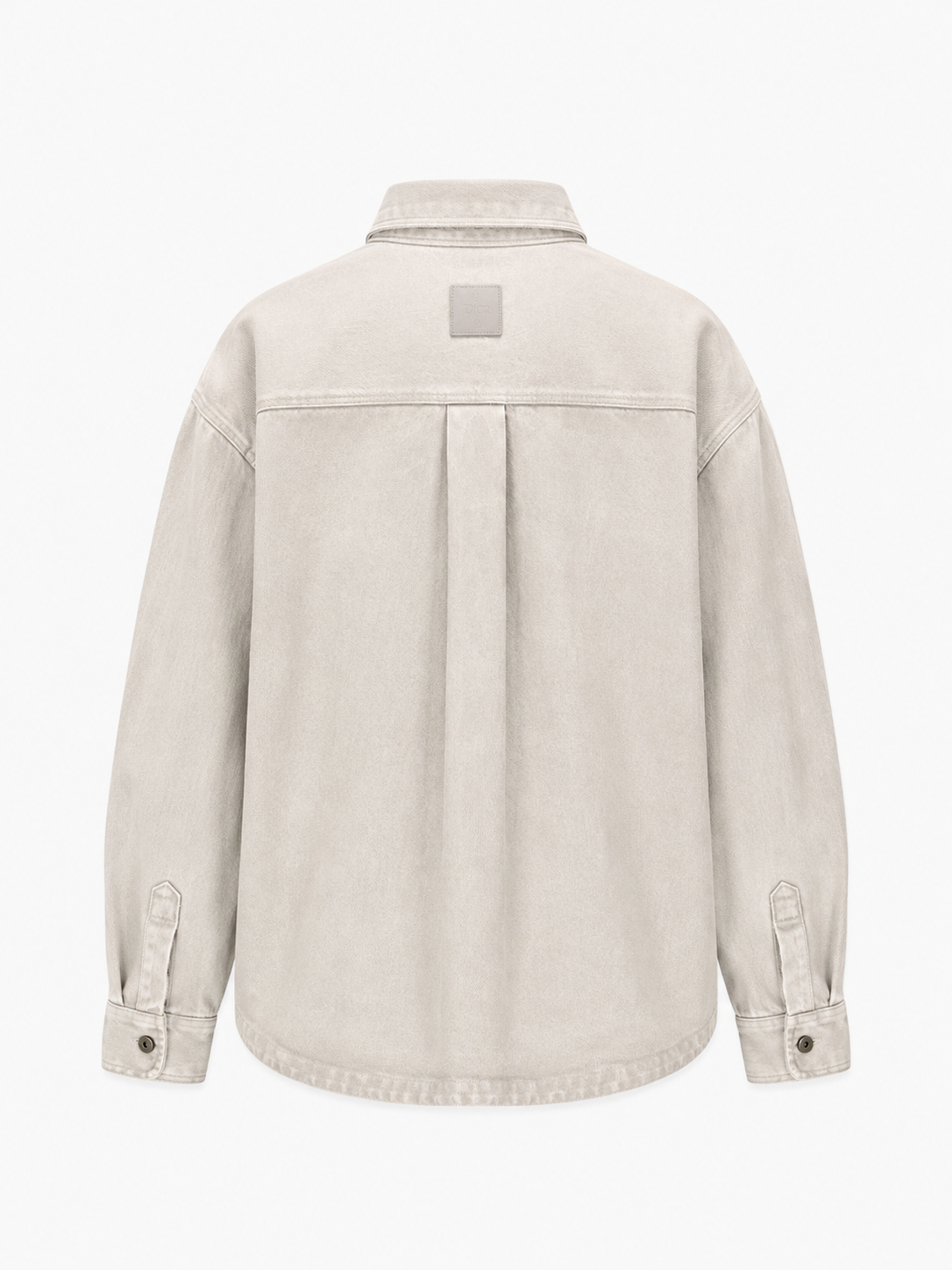Dior Washed Denim Overshirt | Light Grey