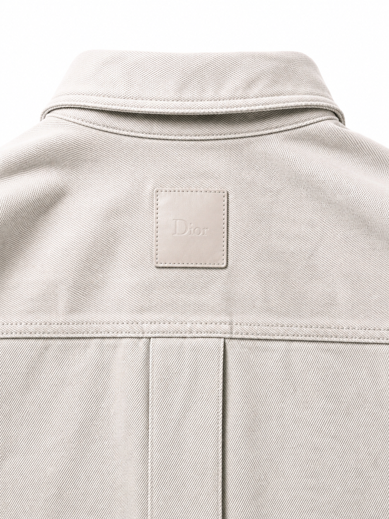 Dior Washed Denim Overshirt | Light Grey
