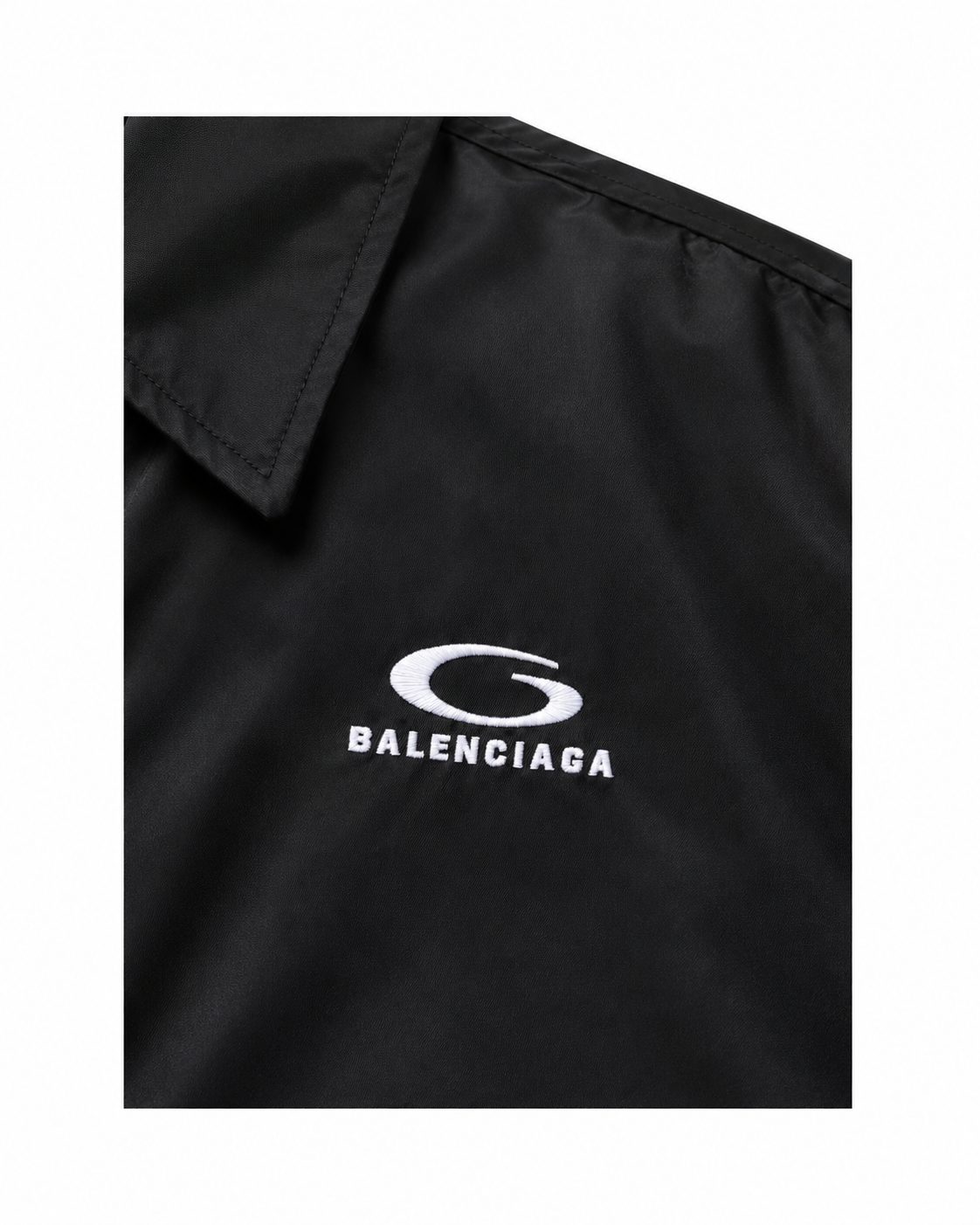 Balenciaga x NBA Logo Coach Jacket | Black