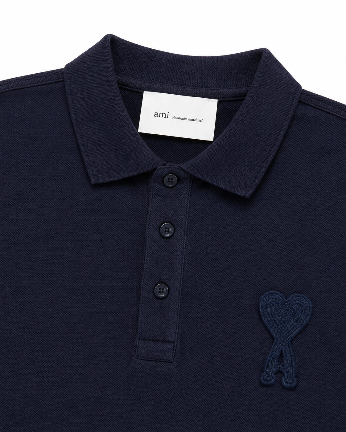 AMI Paris | Ami de Coeur Polo Shirt – Navy