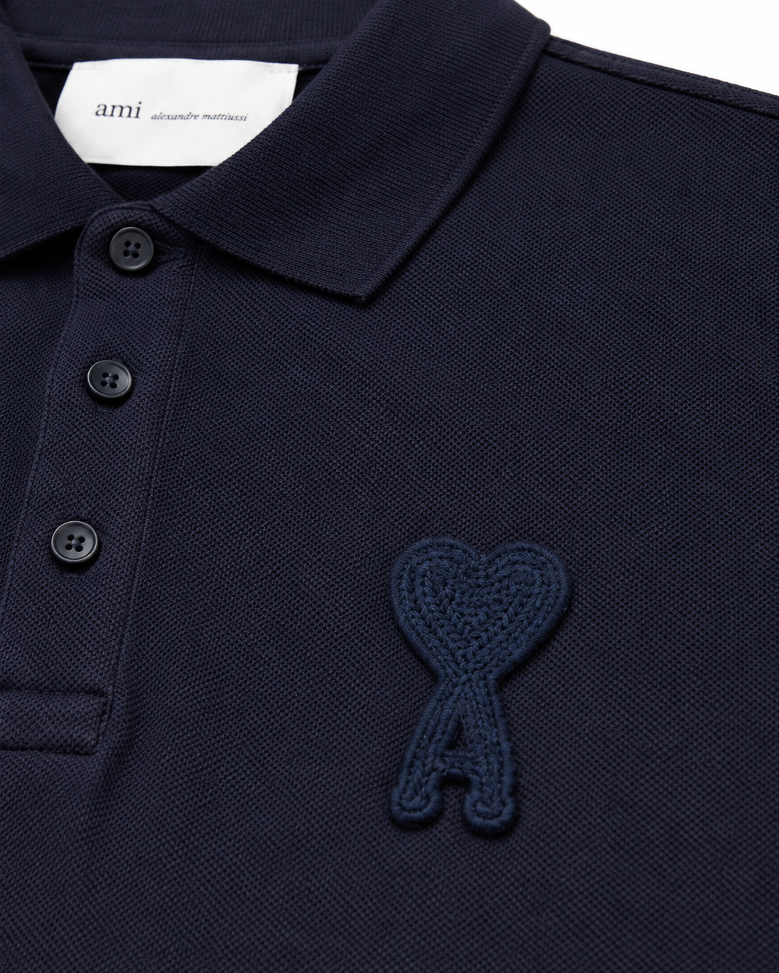 AMI Paris | Ami de Coeur Polo Shirt – Navy