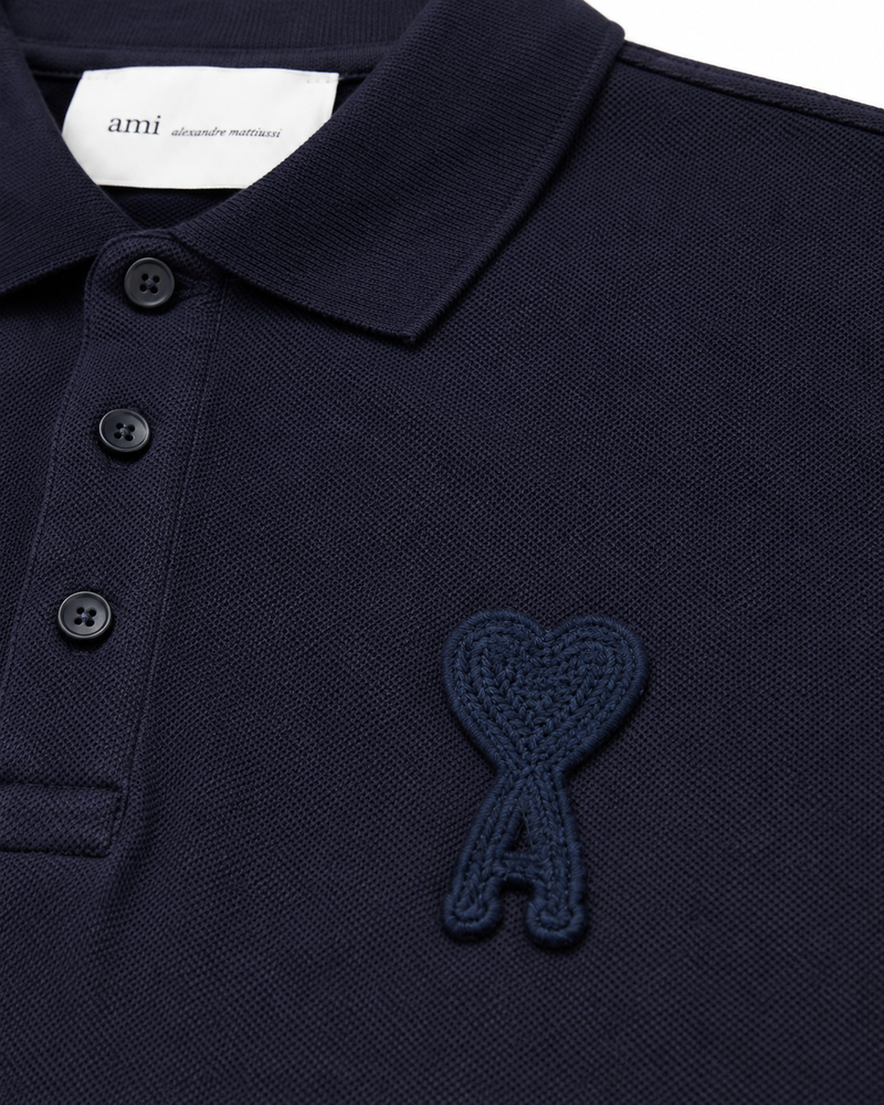 AMI Paris | Ami de Coeur Polo Shirt – Navy