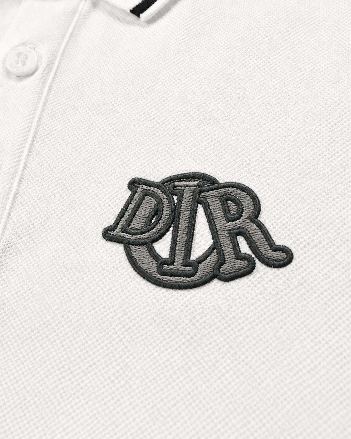 Dior Logo Polo Shirt – White