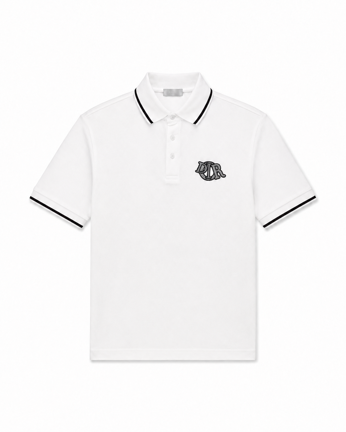 Dior Logo Polo Shirt – White