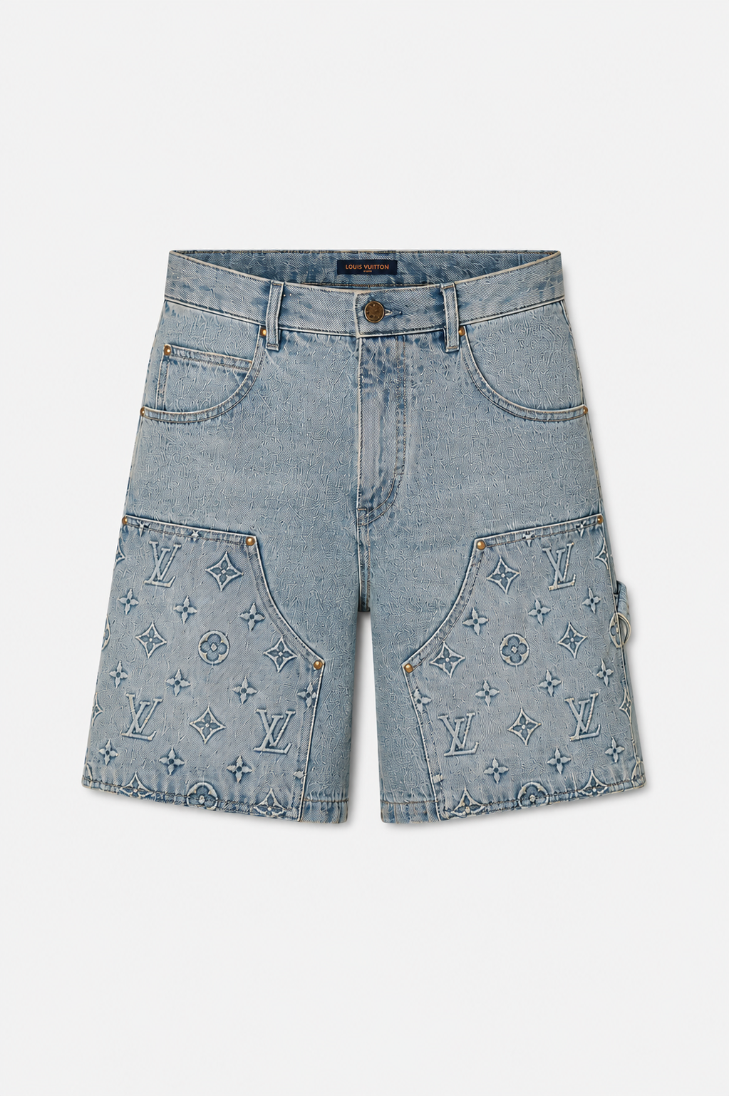 Louis Vuitton denim carpenter shorts