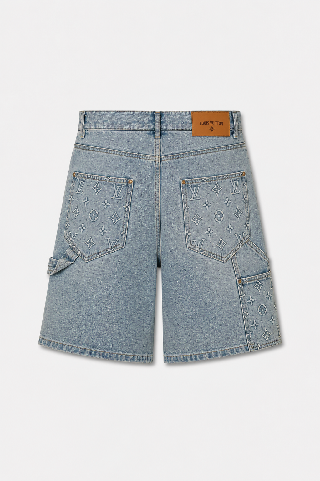 Louis Vuitton denim carpenter shorts