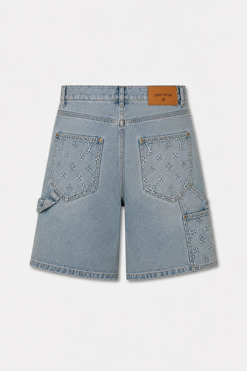 Louis Vuitton denim carpenter shorts