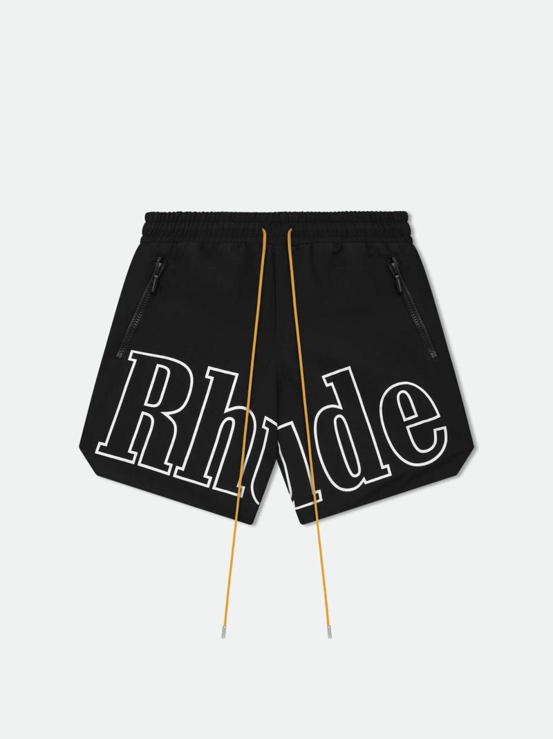 Rhude Logo Shorts | Black