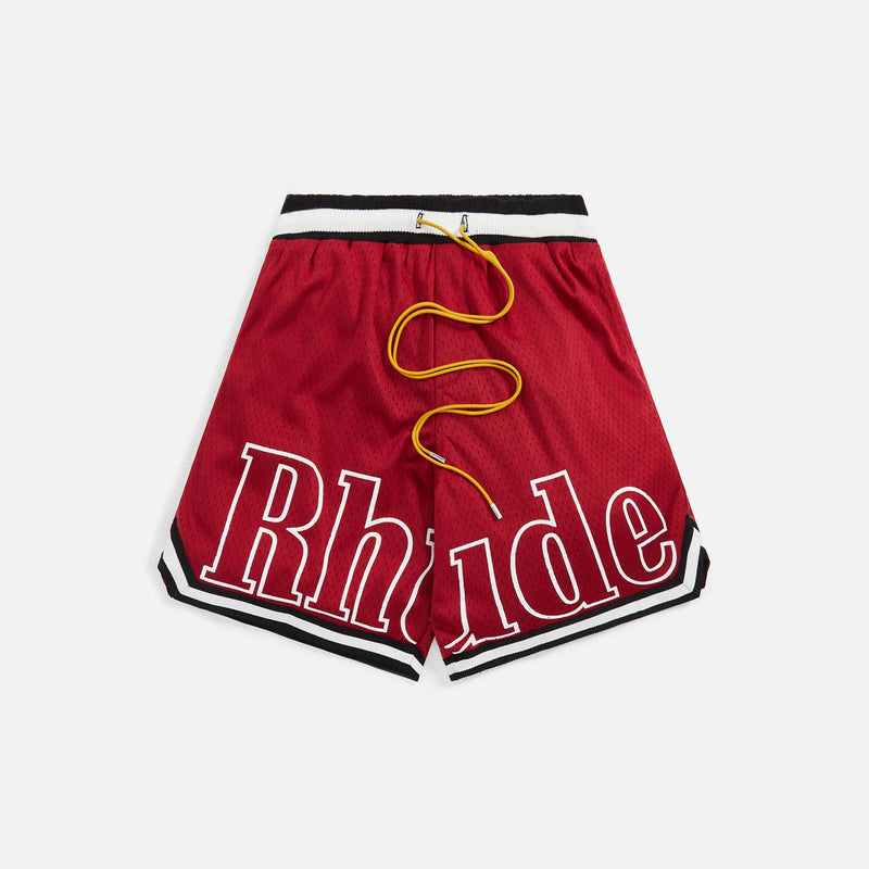 Rhude Court Logo Short | Red