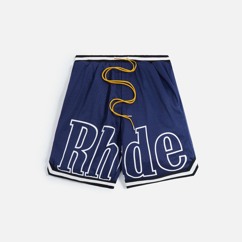 Rhude Court Logo Short | Navy