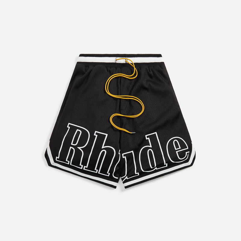 Rhude Court Logo Short | Black