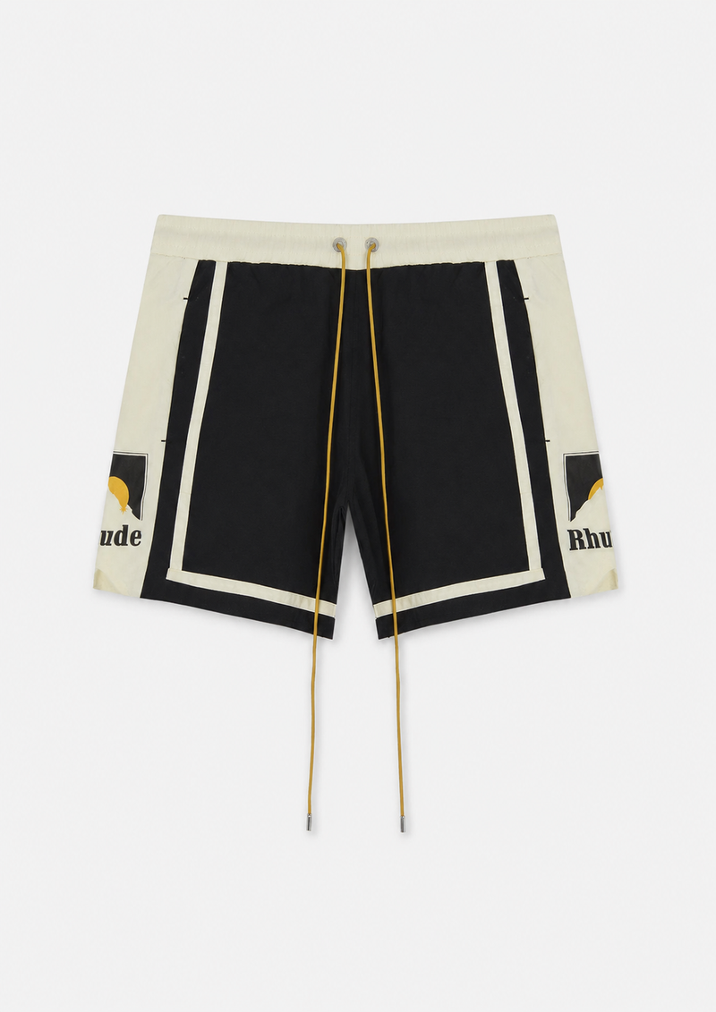 Rhude Moonlight Shorts | Black/Ivory