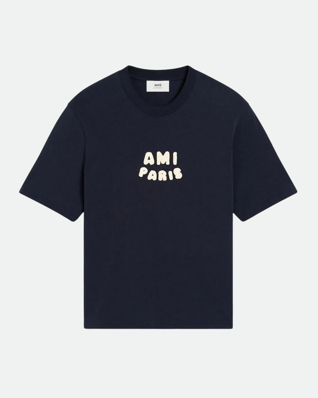 AMI Paris Logo T-Shirt | Navy