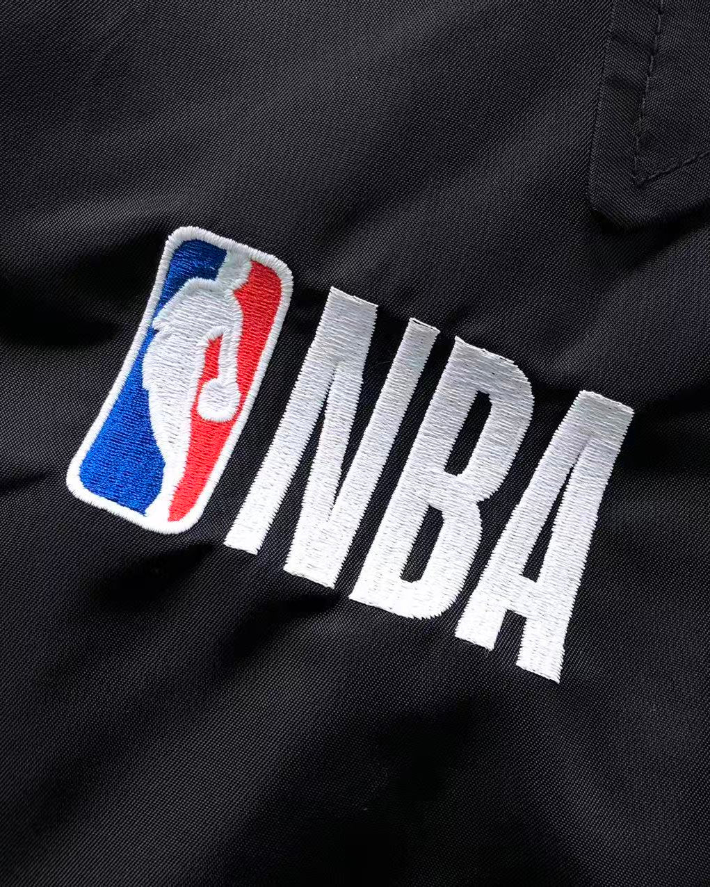 Balenciaga x NBA Logo Coach Jacket | Black