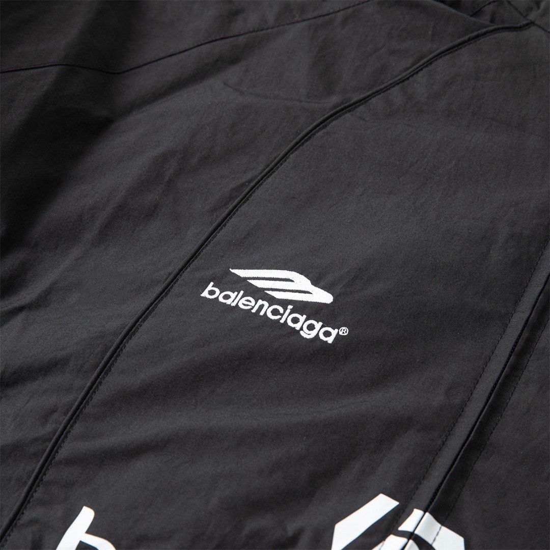 Balenciaga Soccer Tracksuit Jacket SS24 | Black